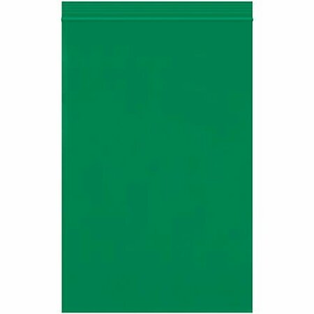 BSC PREFERRED 6 x 9'' - 2 Mil Green Reclosable Poly Bags, 1000PK S-10847G